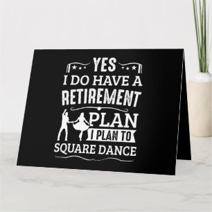 Square Dancing ist mein Cardio Square Tanz Karte