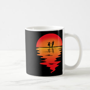 Square Dancing Sunset Square Dancer Vintag Square Kaffeetasse