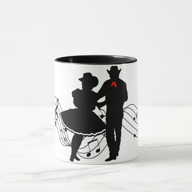 Square Dancing Tasse (Zentrum)