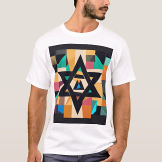 Square Flat Design Logo T - Shirt