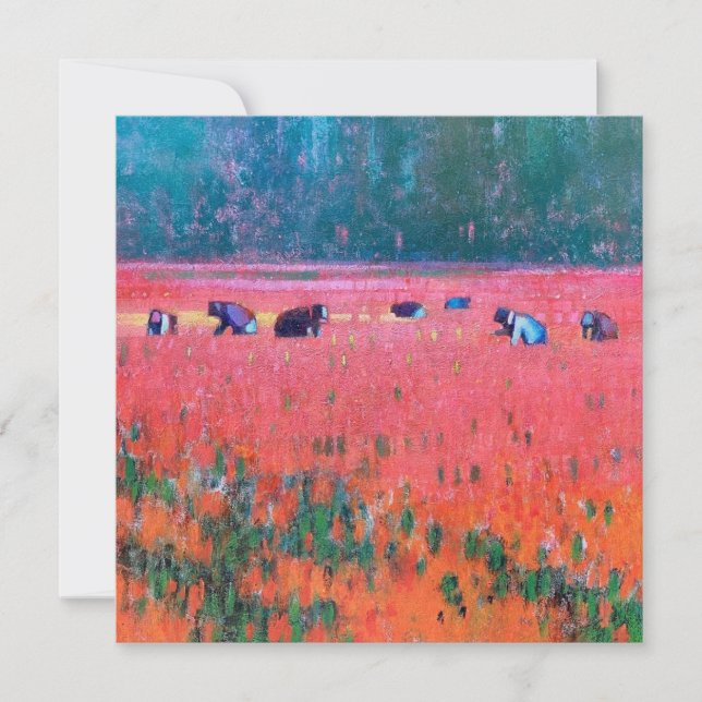 Square Flat Note Card Feiertagskarte (Vorderseite)