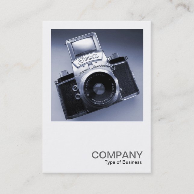 Square Foto 020 - Alte Kamera Visitenkarte (Vorderseite)