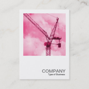 Square Foto 0246 - Pink Crane Visitenkarte