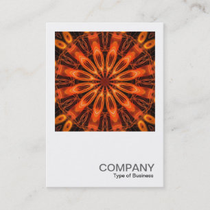 Square Foto 0285 - Orange Kaleidoskop 02 Visitenkarte
