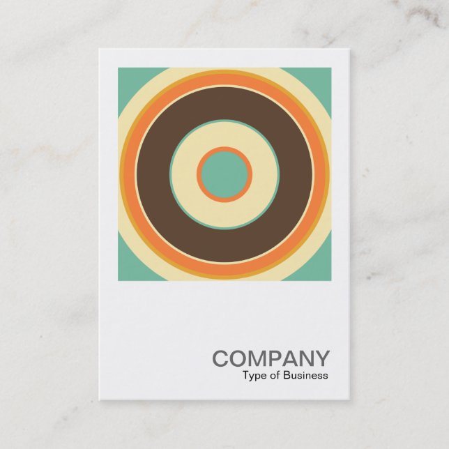Square Foto 0429 - Bunter Kreis 02 Visitenkarte (Vorderseite)