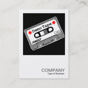 Square Foto 051 - Retro-Demo-Band Visitenkarte