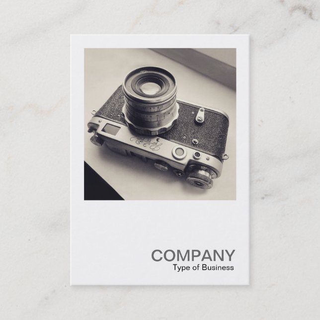 Square Foto 0557 - Russian Rangefinder Camera 02 Visitenkarte (Vorderseite)