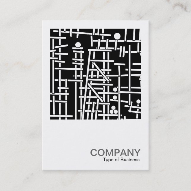 Square Foto 081 - Ungerade Kugelstruktur Visitenkarte (Vorderseite)