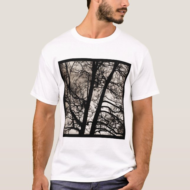 Square Foto - Baumzweige T-Shirt (Vorderseite)