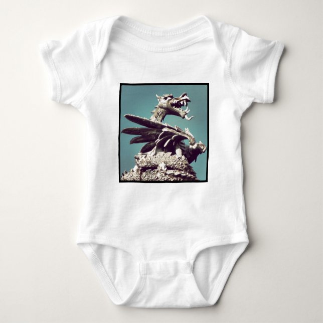 Square Foto - Dragon Baby Strampler (Vorderseite)