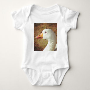 Square Foto - Gänse (Nah-up) Baby Strampler