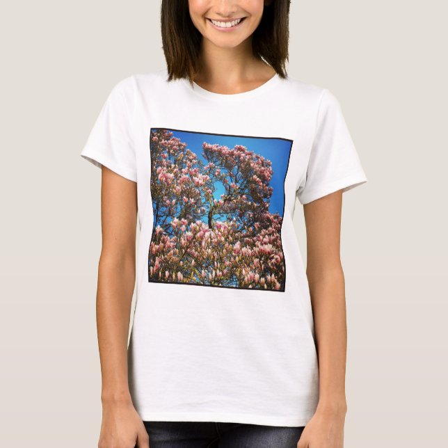 Square Foto - Magnolia Blossom T-Shirt (Vorderseite)