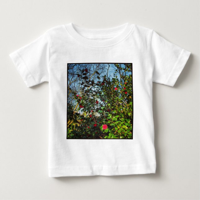 Square Foto - Magnolia Bush 01 Baby T-shirt (Vorderseite)