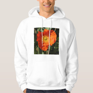 Square Foto - Orange Poppy Hoodie