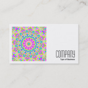 Square Foto (v2) - Farbenfrohe Kaleidoskop 04 Visitenkarte