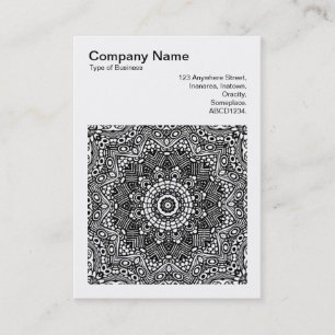 Square Foto (v3) - Abstraktes Kaleidoskop 06 Visitenkarte