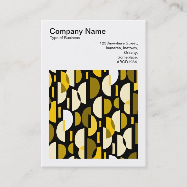 Square Foto (v3) - Crescent Pat 010921 - Amber Visitenkarte (Vorderseite)