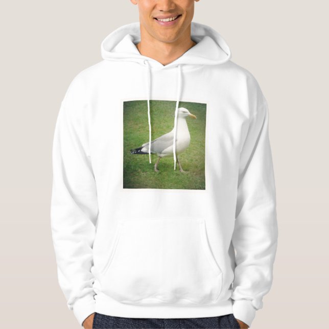 Square Foto - Walking Seagull Hoodie (Vorderseite)