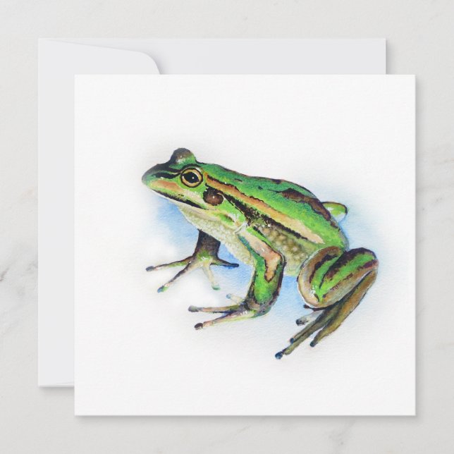 Square Frosch Card (Vorderseite)