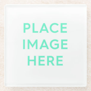 Square Glass Untersetzer