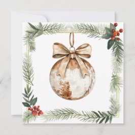 Square Karte mit Weihnachtsgeschmack