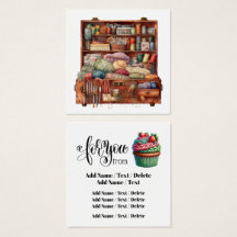 Square Knitting Business oder Enclosure Card