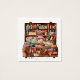 Square Knitting Business oder Enclosure Card