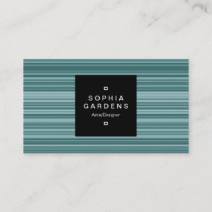 Square Label 01a - Scan Lines Visitenkarte