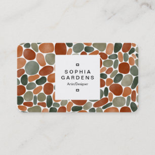 Square Label 03a - Aquarellkies 270921 Visitenkarte