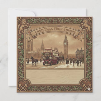 Square London Karte - Weihnachten