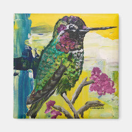 Square Magnet - Komingbird