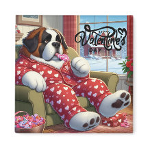 Square Magnet / Valetine Theme