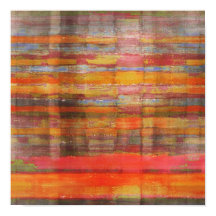 Square Modern Art Gobi Wüste Poster Print