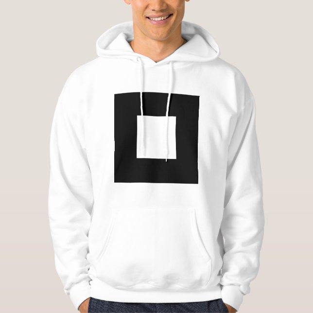 Square Motif Hoodie (Vorderseite)