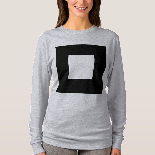 Square Motif T-Shirt (Vorderseite)