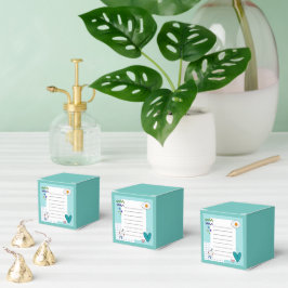 Square Niedlich Doodle Cartoon Membernotes Geschenkschachtel