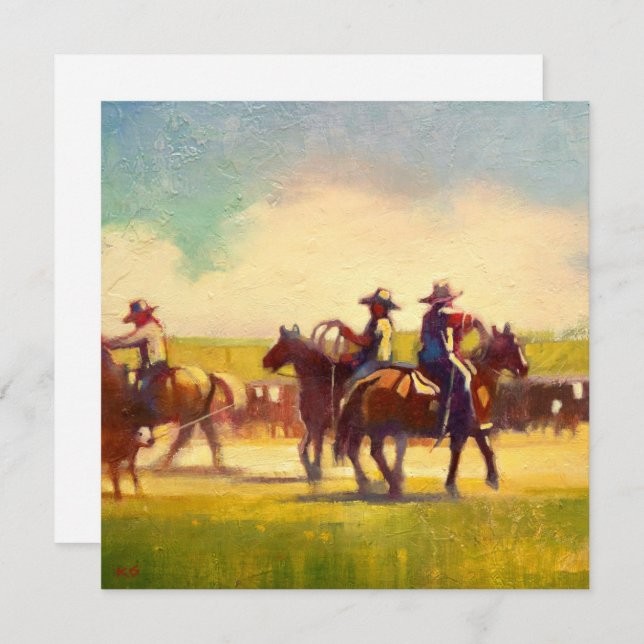 Square Note Card Dankeskarte (Vorne/Hinten)