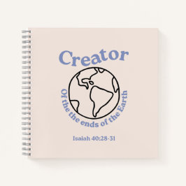 Square Notebook / Christlich / Bible Verse Notizbuch