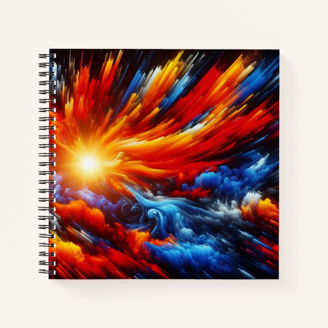 Square Notebook - Geschenk für Studenten und Schri Notizbuch (Vorderseite)