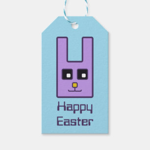 Square Oaster Bunny Gift Tags Geschenkanhänger