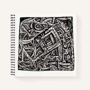 Square One, by Brian Benson, Tinte zeichnend Notizbuch