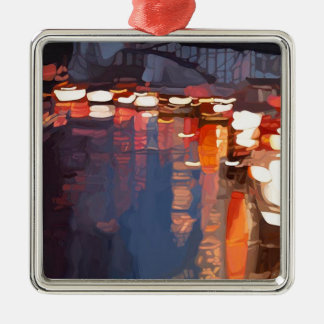 Square Ornament - Zuhause Aus Metall