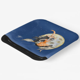 Square Paper Teller, Witch's Sweet Ride Pappteller