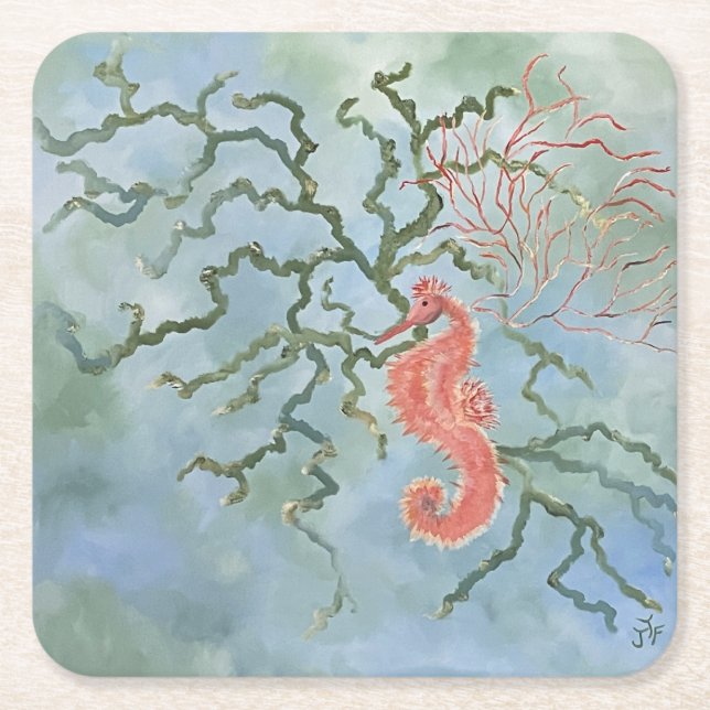 Square Paper Untersetzer (Vorderseite)