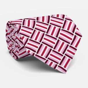 Square Pattern - Shades of Magenta Krawatte