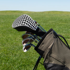 Square Polka Driver Golf Head Cover Golf Headcover