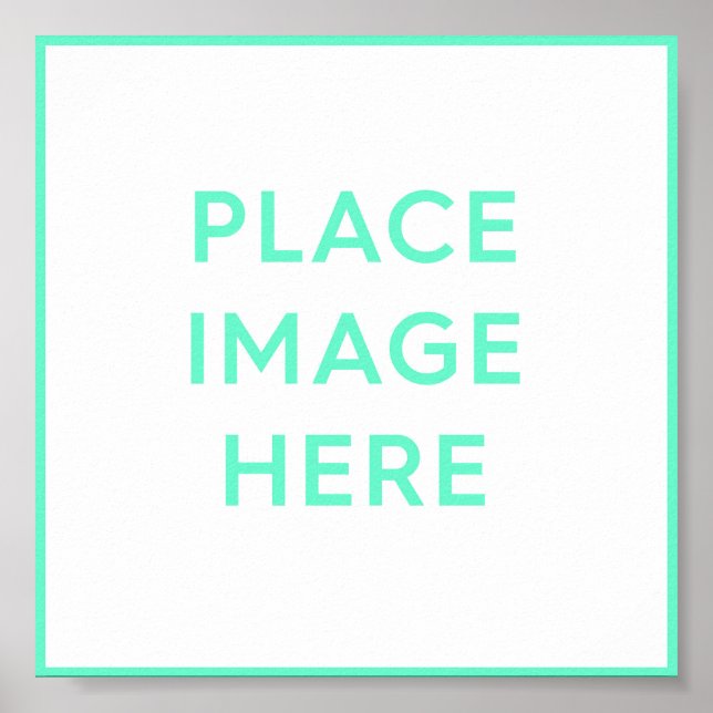 Square Poster Print 6" x 6" (Vorne)