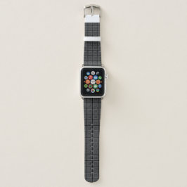 Square Prisms Schwarz-weiß Apple Watch Armband