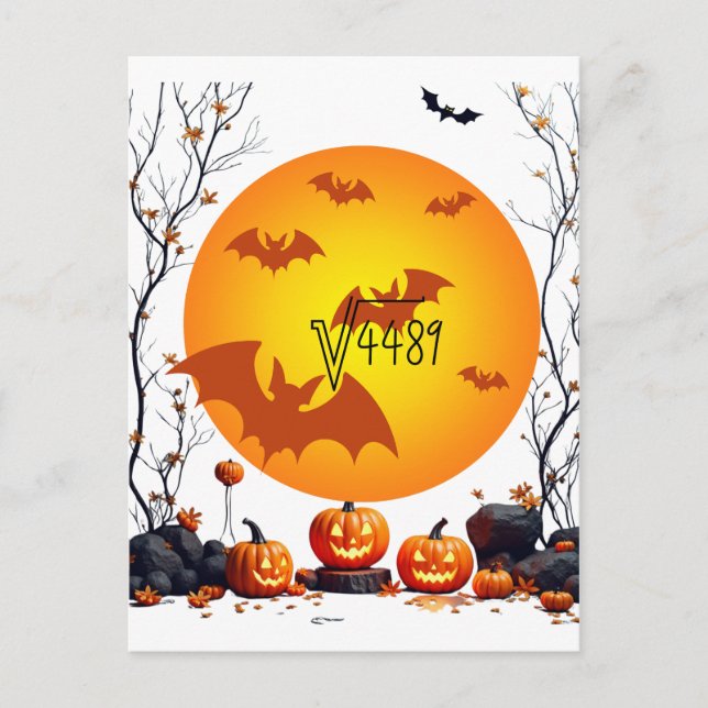 Square Root 4489  Postkarte (Vorderseite)