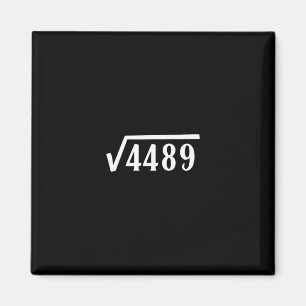Square Root 67 Jahre altes Geschenk Lustiger Lehre Magnet
